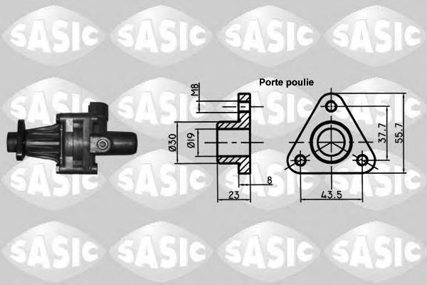 7076043 Sasic bomba hidráulica de dirección