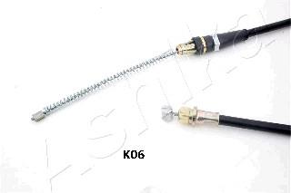 131-0K-K06 Ashika cable de freno de mano trasero derecho