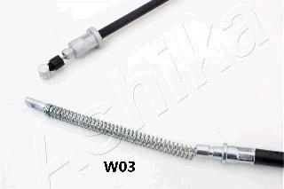 1310WW03 Ashika cable de freno de mano trasero izquierdo