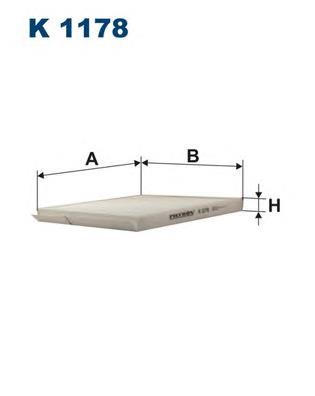 Filtro de cabina Filtron K1178 precio, desde 10,75 EUR