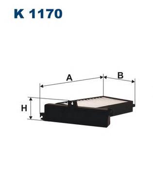 Filtro de cabina Filtron K1170 precio, desde 13,74 EUR