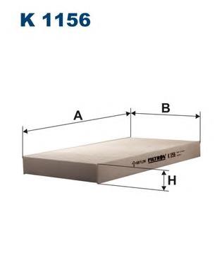 Filtro de cabina Filtron K1156 precio, desde 16,18 EUR