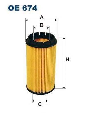 Filtro de aceite Filtron OE674 precio, desde 6,32 EUR