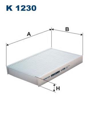 Filtro de cabina Filtron K1230 precio, desde 4,99 EUR