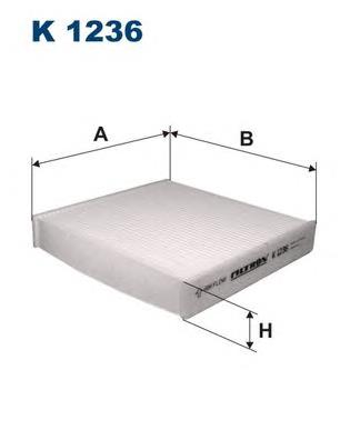 K1236 Filtron filtro de habitáculo
