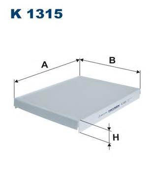 K1315 Filtron filtro de habitáculo