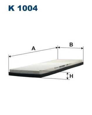 Filtro de cabina Filtron K1004 precio, desde 5,70 EUR