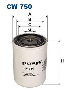 CW750 Filtron filtro del refrigerante