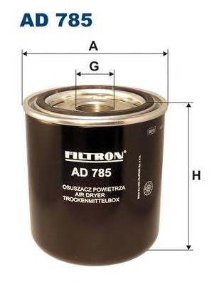 Filtro del desecador de aire (separador de agua y aceite) (camión) Filtron AD785