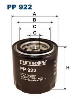 Comprar PP922 Filtron Filtro diesel