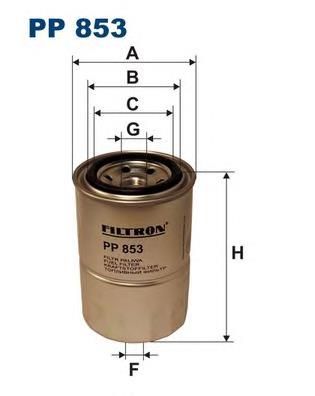 Filtro de combustible PP853 Filtron