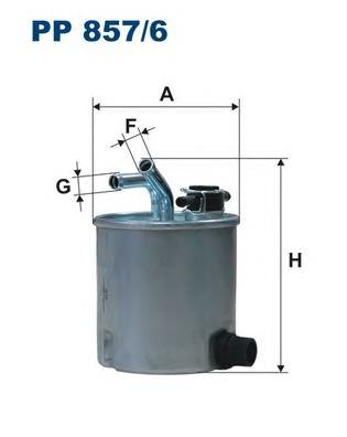 PP8576 Filtron filtro combustible