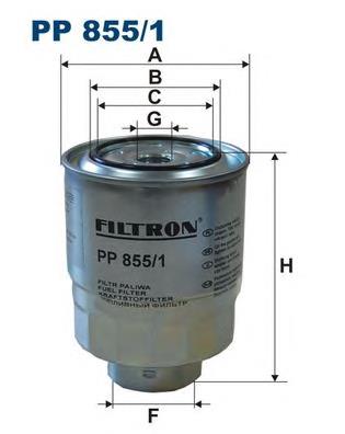 Comprar PP8551 Filtron Filtro diesel