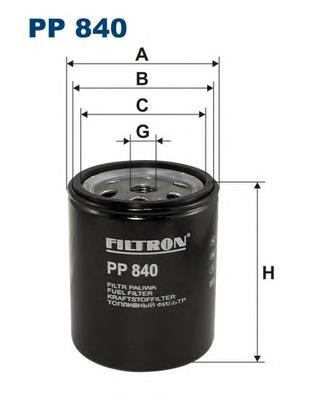 Filtro de combustible PP840 Filtron
