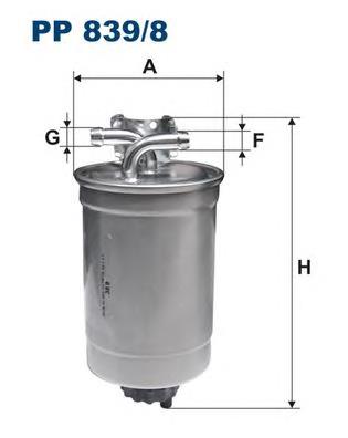 PP8398 Filtron filtro combustible