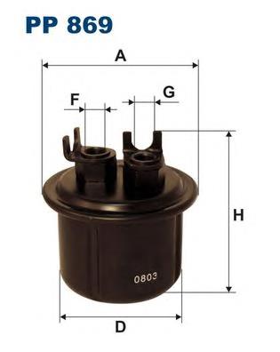 PP869 Filtron filtro combustible