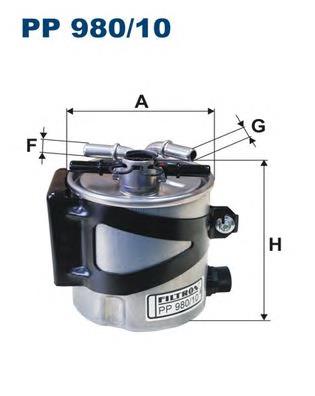 PP98010 Filtron filtro combustible