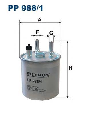 PP9881 Filtron filtro de combustible