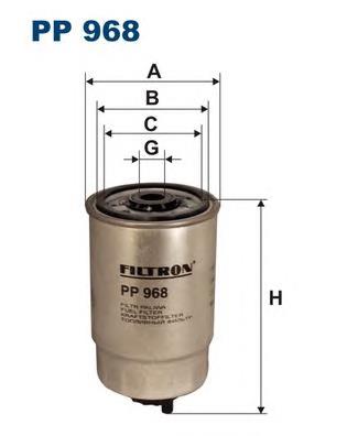 Filtro combustible Filtron PP968 precio, desde 17,22 EUR