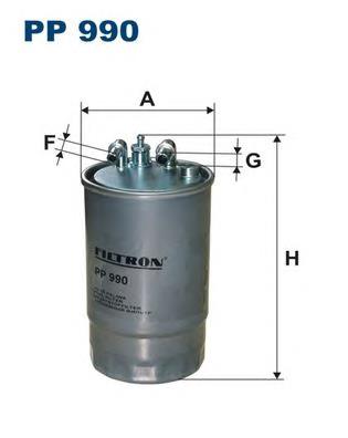 Filtro de combustible PP990 Filtron