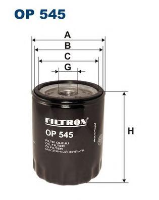 OP545 Filtron Filtro aceite
