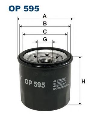 OP595 Filtron filtro de aceite