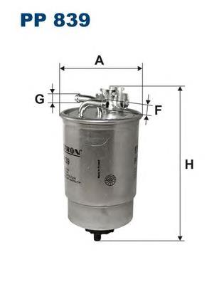 Comprar PP839 Filtron Filtro diesel