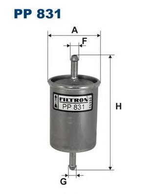 Comprar PP831 Filtron Filtro diesel