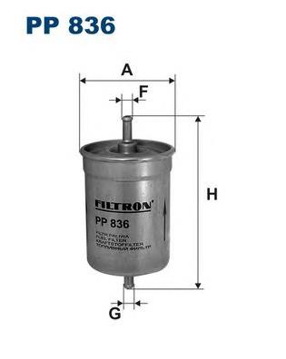 Comprar PP836 Filtron Filtro diesel