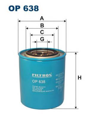 Filtro de aceite Filtron OP638 precio, desde 12,32 EUR