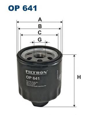 Filtro de aceite OP641 Filtron