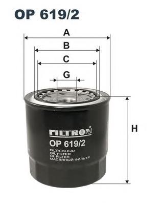OP6192 Filtron filtro de aceite