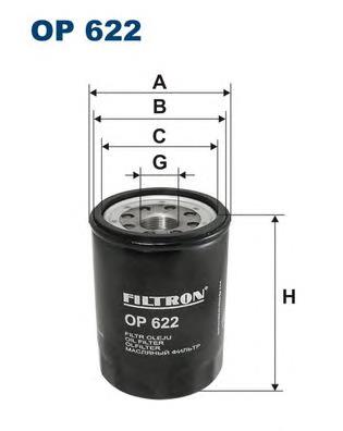 OP622 Filtron filtro de aceite