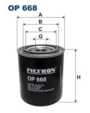 OP668 Filtron filtro hidráulico, transmisión automática