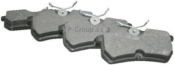 1563700410 JP Group pastillas de freno traseras