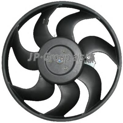 1199105970 JP Group ventilador (rodete +motor refrigeración del motor con electromotor, izquierdo)