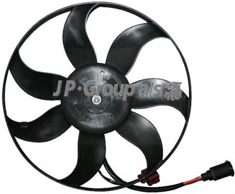 Ventilador eléctrico de refrigeración completo izquierdo (motor y hélice) JP Group 1199106800