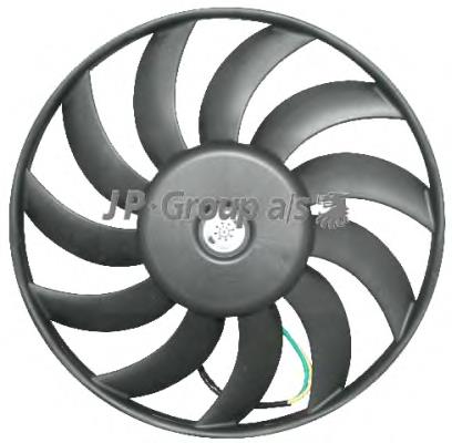 1199102900 JP Group rodete ventilador, refrigeración de motor izquierdo