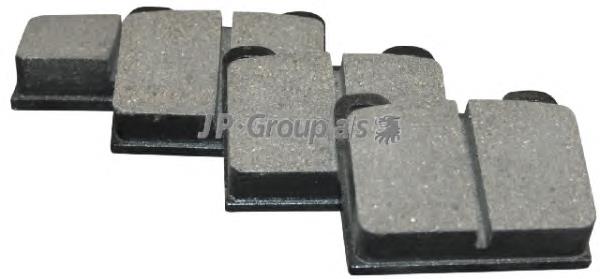 1163600410 JP Group pastillas de freno delanteras