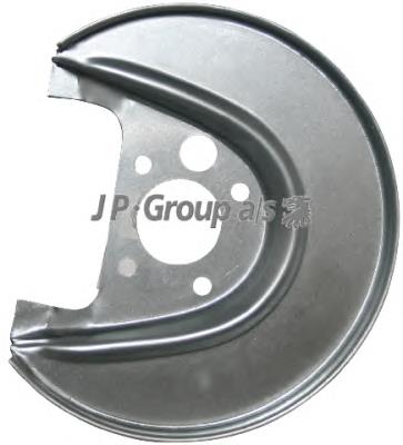 1164300280 JP Group chapa protectora contra salpicaduras, disco de freno trasero derecho