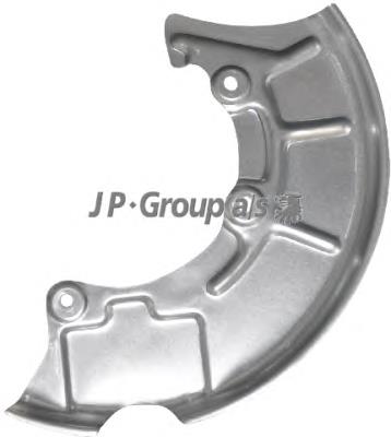 1164200780 JP Group chapa protectora contra salpicaduras, disco de freno delantero derecho