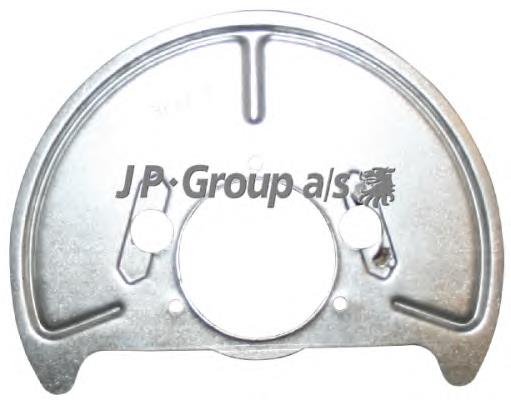 Chapa protectora contra salpicaduras, disco de freno delantero izquierdo 1164200370 JP Group