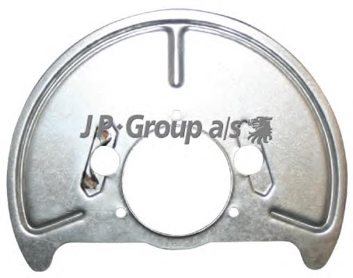Chapa protectora contra salpicaduras, disco de freno delantero derecho 1164200380 JP Group