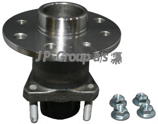 Cubo de rueda trasero 1251400300 JP Group