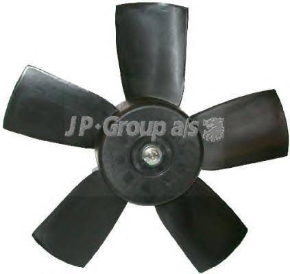 Ventilador (rodete +motor) refrigeración del motor con electromotor completo 1299100700 JP Group