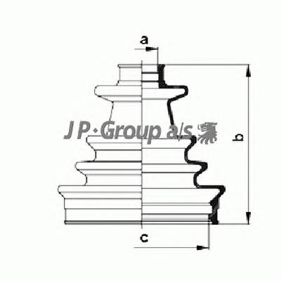 Fuelle, árbol de transmisión delantero exterior BCB2175 Borg&beck