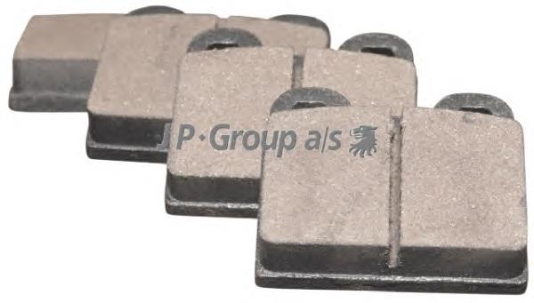 8163601110 JP Group pastillas de freno traseras