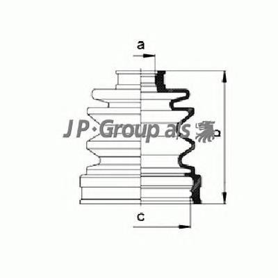 Fuelle, árbol de transmisión delantero interior 0443852010 Toyota