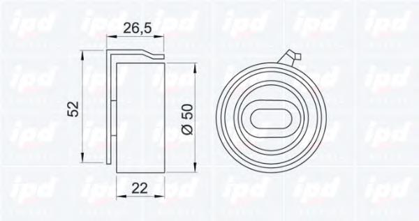 140350 IPD tensor correa distribución