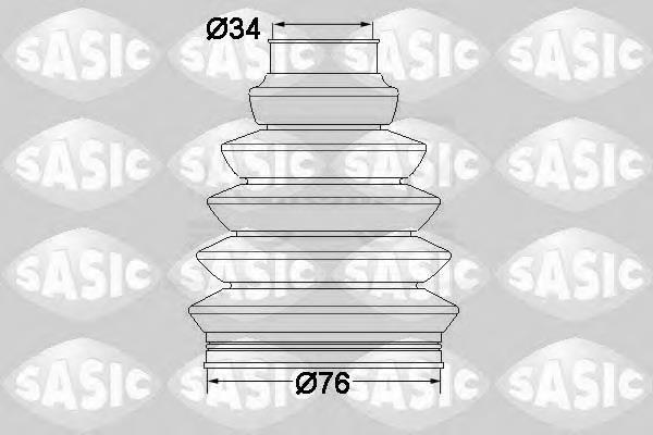 Fuelle semieje delantero exterior Renault (RVI) 7701209354
